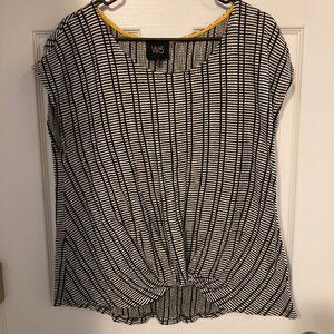 W5 Striped Top with rushed bottom